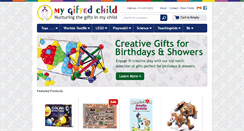 Desktop Screenshot of mygiftedchild.com